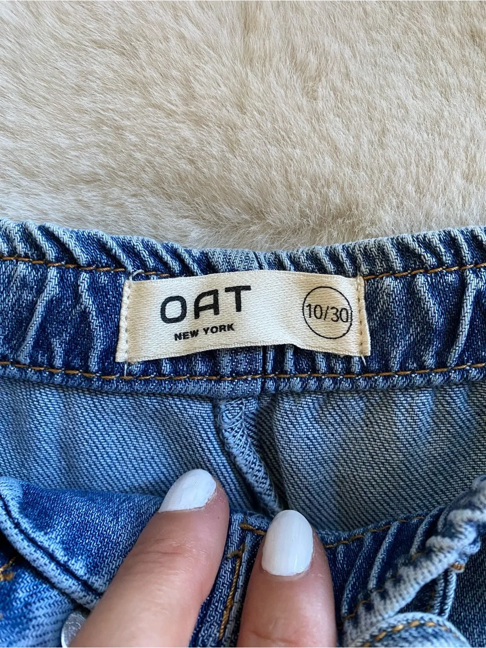 OAT New York Cloud Luxe Denim Wide-Leg High Rise Cropped Jeans! 👖
